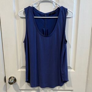 Lucky Brand Blue Sleeveless Top Size Large